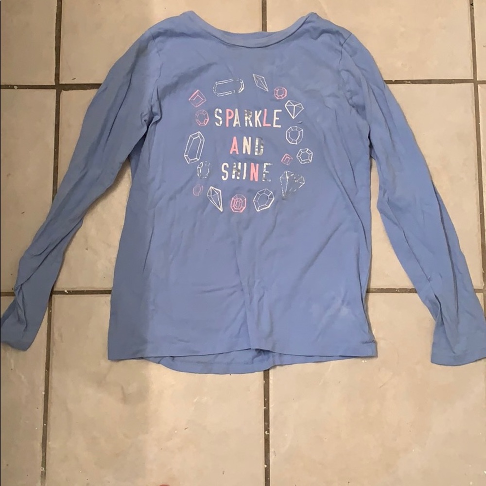 blue long sleeve